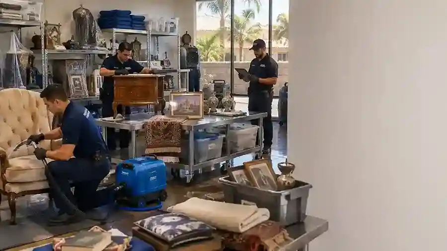 Contents cleaning restoration for furniture and belongings in Chandler AZ