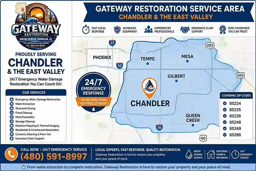 Chandler AZ water damage education resources